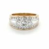 Leon Bakers 18K Two-Toned Big Diamond Ring_0