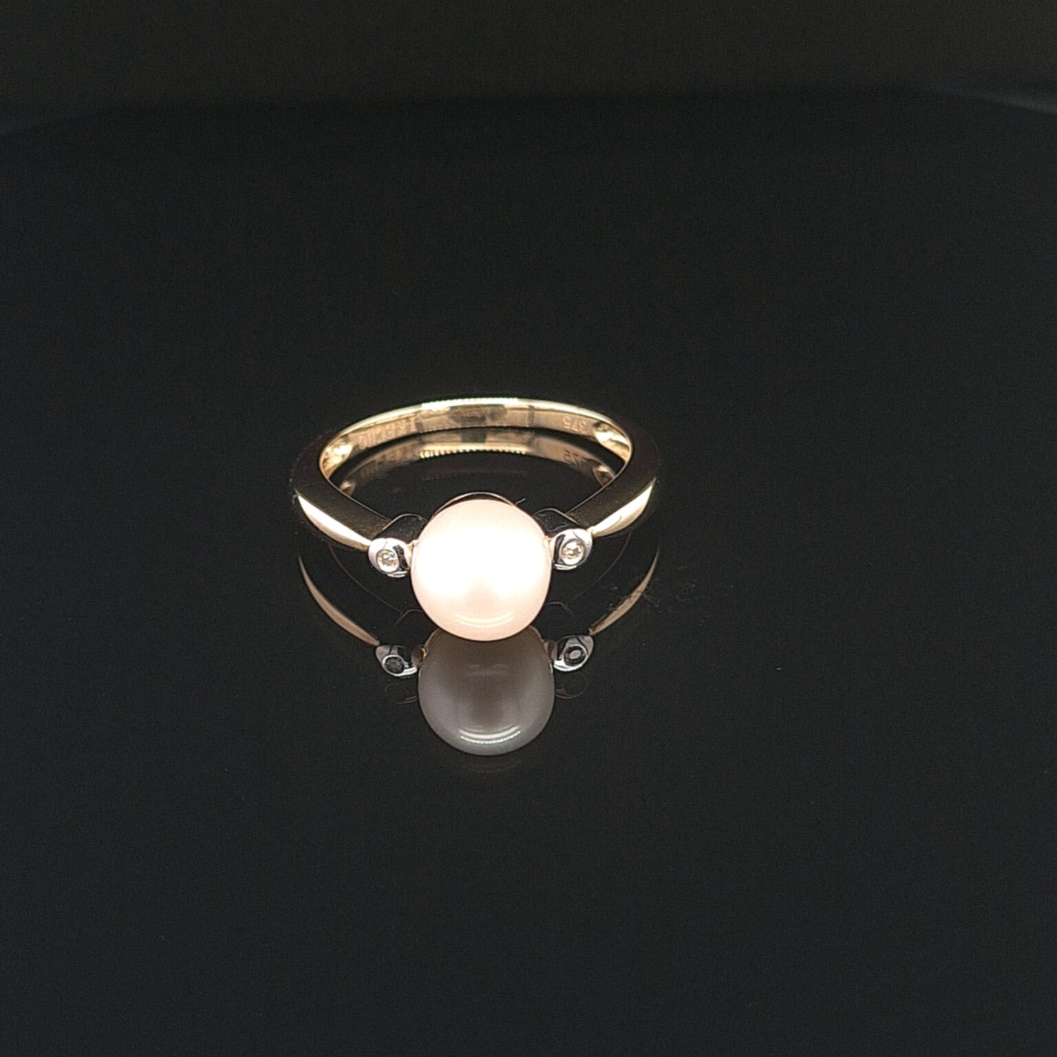 Leon Bakers 9K Yellow Gold Pearl Ring_1
