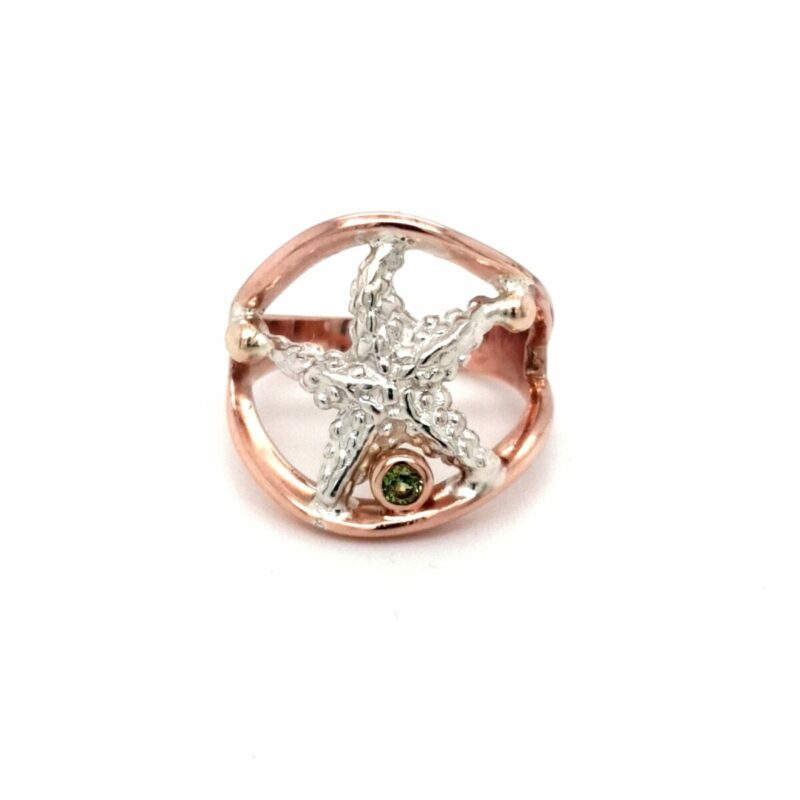 Coral Bay Collection Gold and Silver Starfish Ring_0
