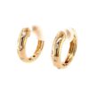 Leon Baker 18K Yellow Gold and Diamond Hoop Earrings_1