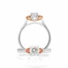 Desert Rose 18K White and Rose Gold Argyle Diamond Engagement Ring_1