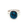 Leon Baker Sterling Silver and Turquoise Adjustable Ring_0