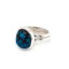 Leon Baker Sterling Silver and Turquoise Adjustable Ring_1