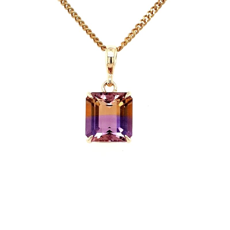 Leon Baker 9K Yellow Gold Ametrine Pendant_0