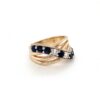 Leon Bakers 9K Yellow Gold Sapphire and Diamond Ring_1