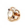 Coral Bay 9K Yellow and White Gold, Shiva Shell and Champagne Diamond Ring_1
