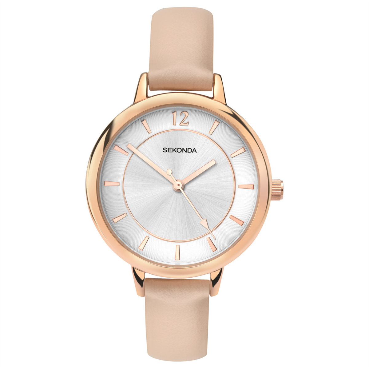 Sekonda Rose Gold Cream Colour Womens Watch_0