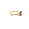 Leon Baker Hand-Made 18k Yellow Gold and Pink Argyle Diamond Ring_3