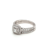 Leon Baker 9K White Gold and Diamond Wedding Ring Set_1
