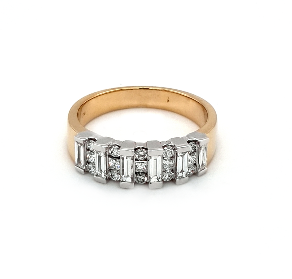 Leon Bakers 18K Yellow and White Gold Diamond Ring_0