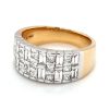 Leon Baker 18K White and Yellow Gold Diamond Dress Ring_1