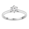 Royal Diamond 9K White Gold Solitare Engagement Ring_0