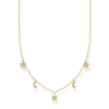 Thomas Sabo Gold Plated Star & Moon Chain_0