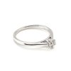 Leon Baker 9K Solid White Gold Solitaire Engagement Ring. Size N_1