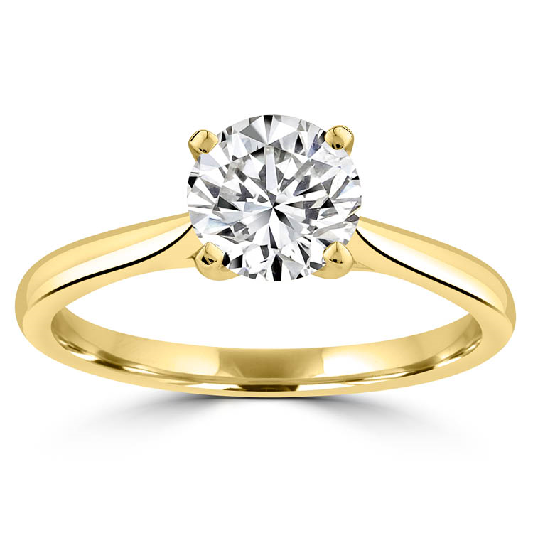 Leon Baker 18K YG LAB DIAM RING 1.00ct F VS2 RND LGD RING LGRE-16187Y-P_0