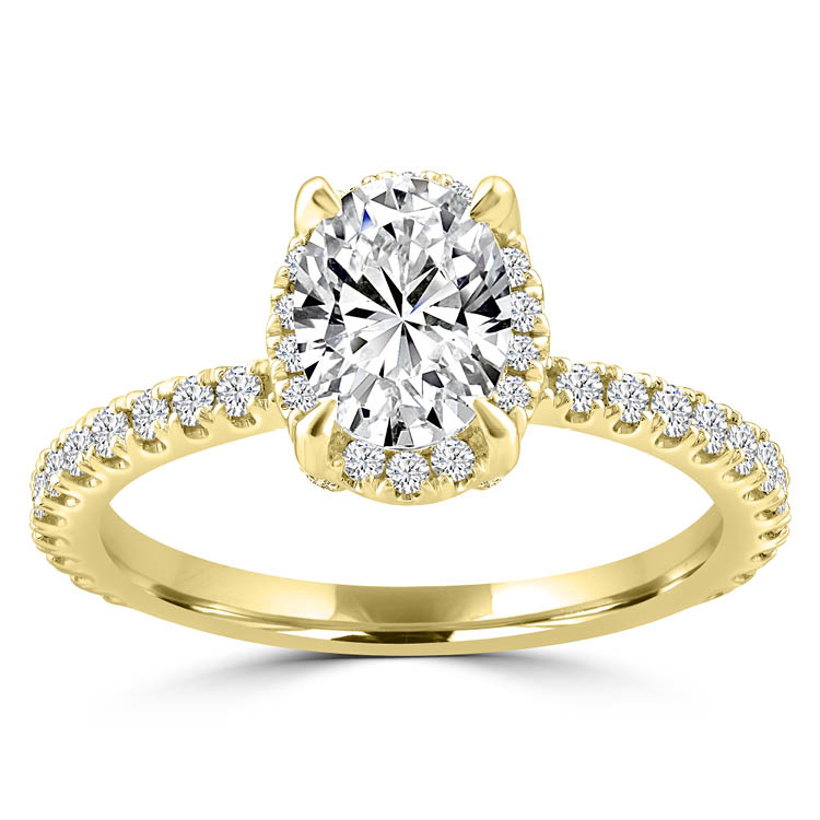 Leon Baker 18K WG LAB DIAM 1.42ct F VS2 OVAL HALO LGD RING LGRE-18587-N_0