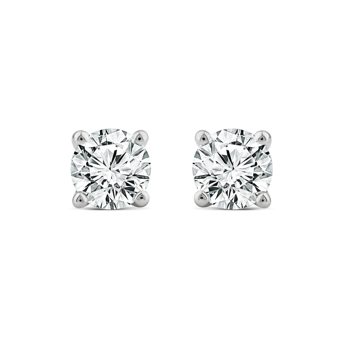 Leon Baker 18K WG LAB DIAM 2.00ct F VS2 RND LGD STUDS LGEF-6352_1