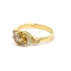 Leon Baker 18k Handmade Yellow Gold Argyle Champagne Ring_1