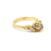 Leon Baker 18k Handmade Yellow Gold Argyle Champagne Ring_2