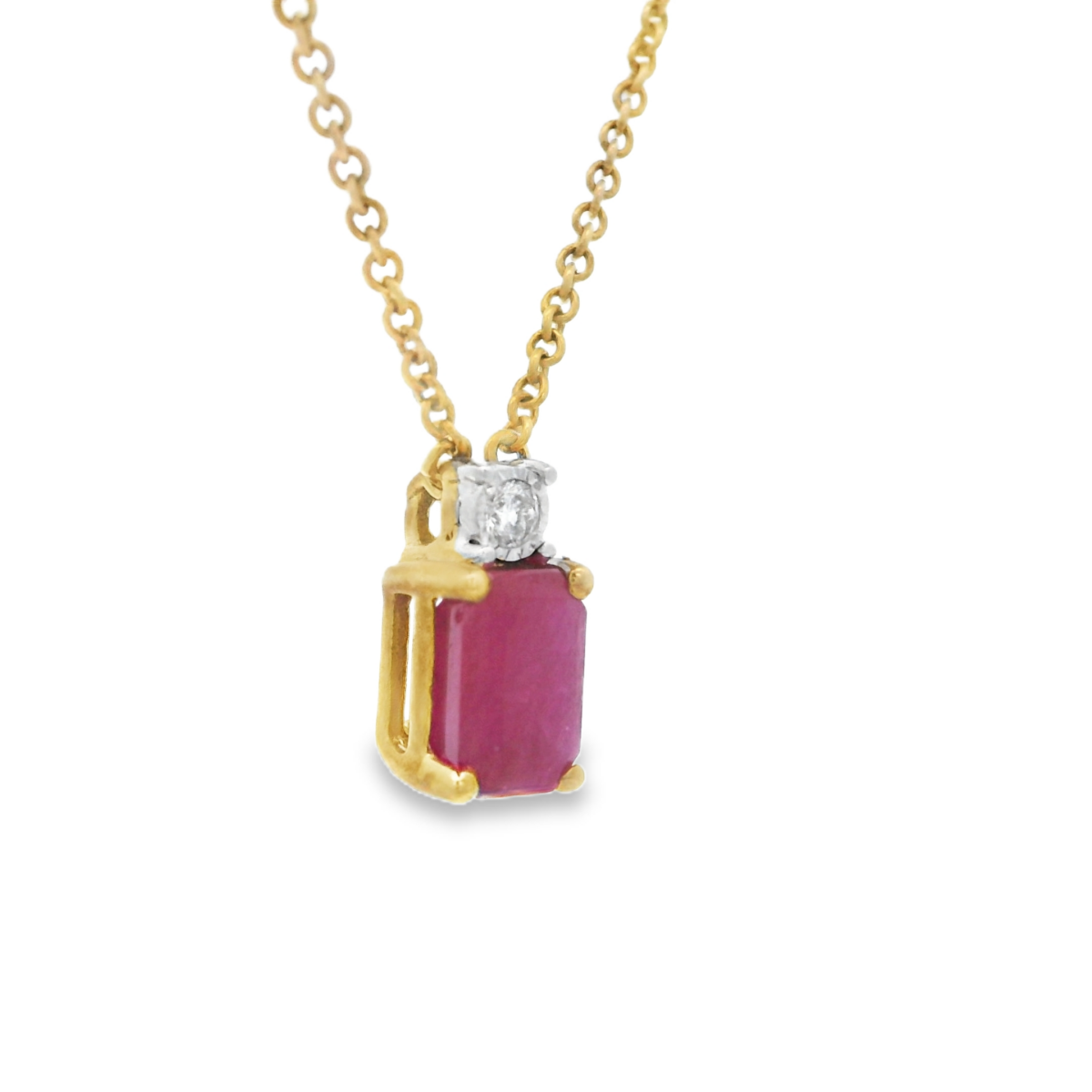 Natural Diamond Ruby Necklace_1