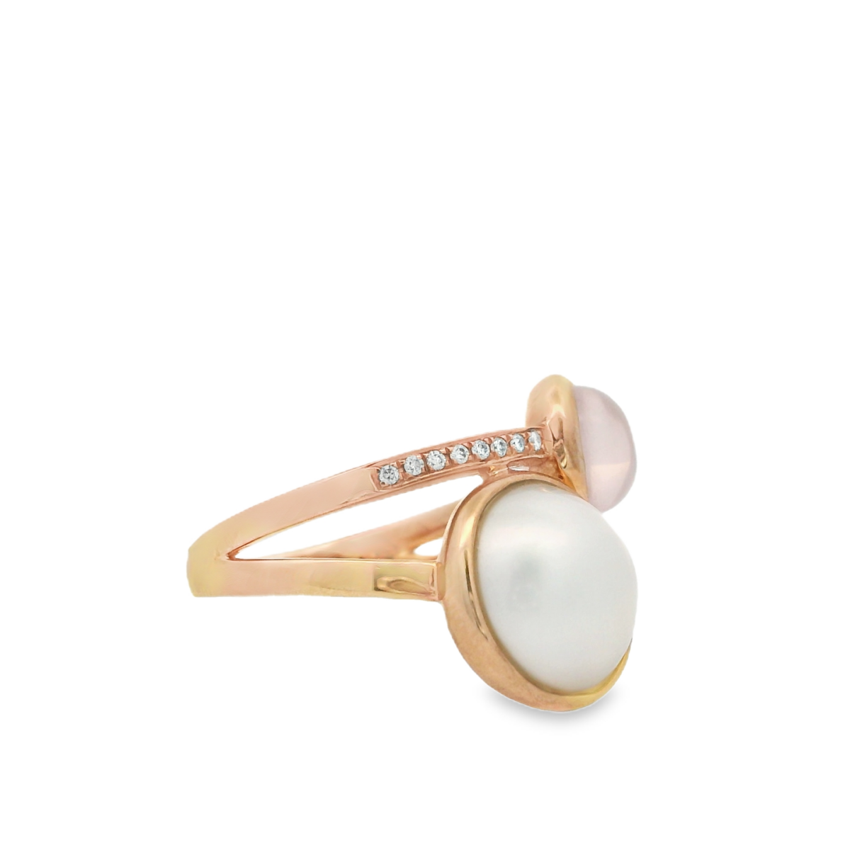 9K Rose Gold Pearl Ring_2