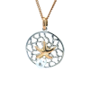 SS 9ct YG Starfish Broome Pearl Keshi Coral Bay Pendent_1