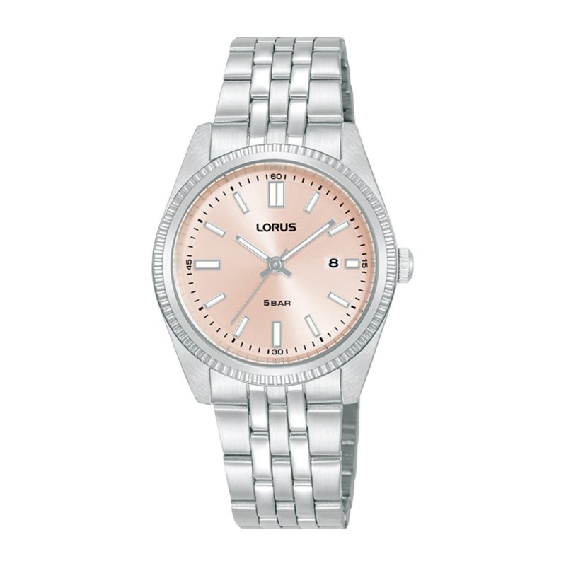 Stainless Steel Ladies Lorus Dress Watch with Polished Band_0