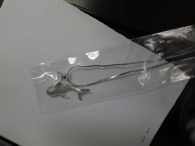 Sterling Silver Whale Pendant_0