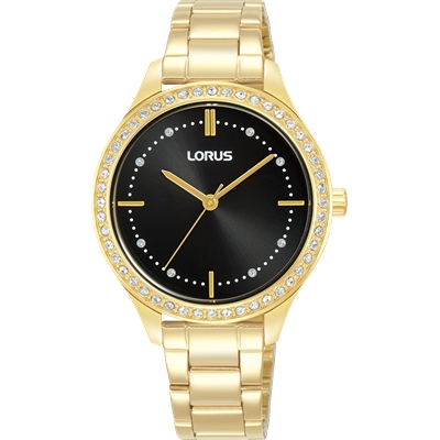 Lorus Gents GP Black Dial Dress Watch_0